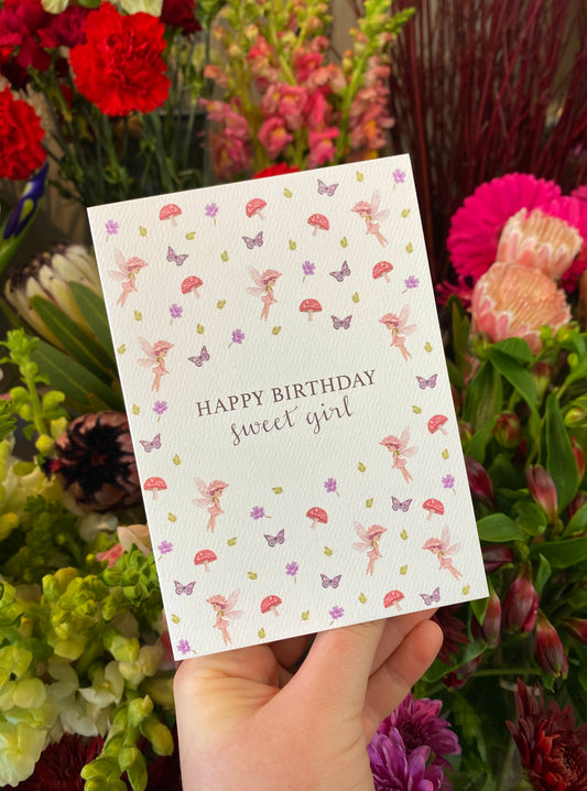 Greeting Card | Happy Birthday Sweet Girl